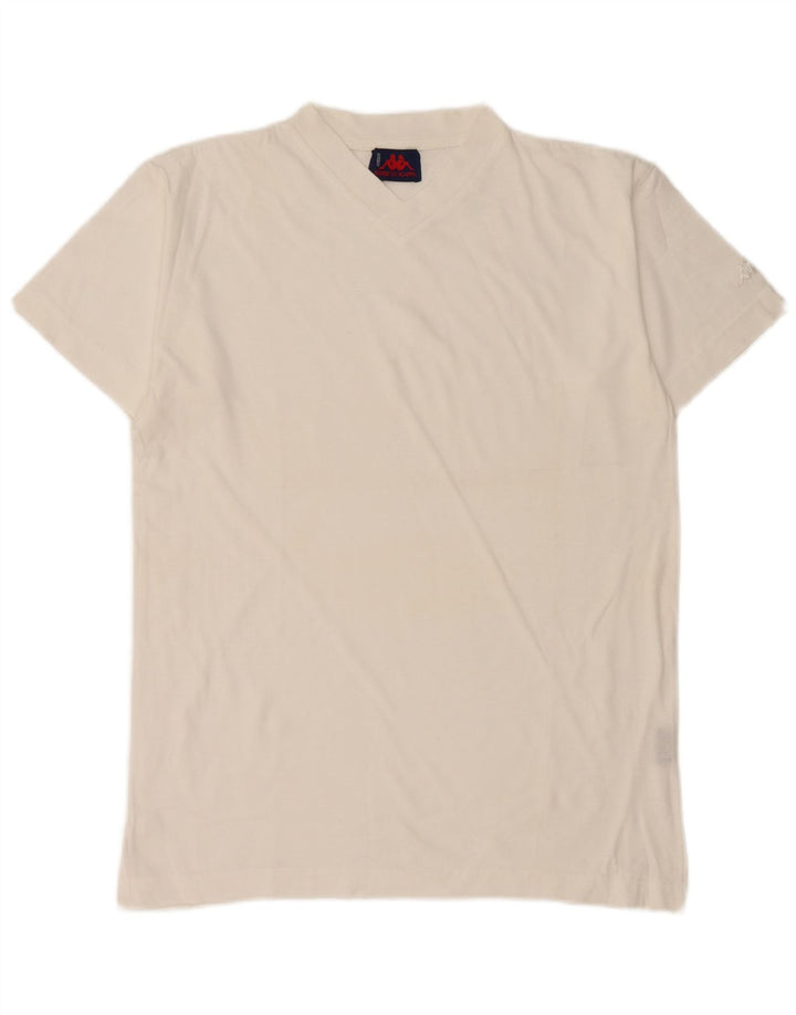 KAPPA Herren T-Shirt Top Mittelweiße Baumwolle