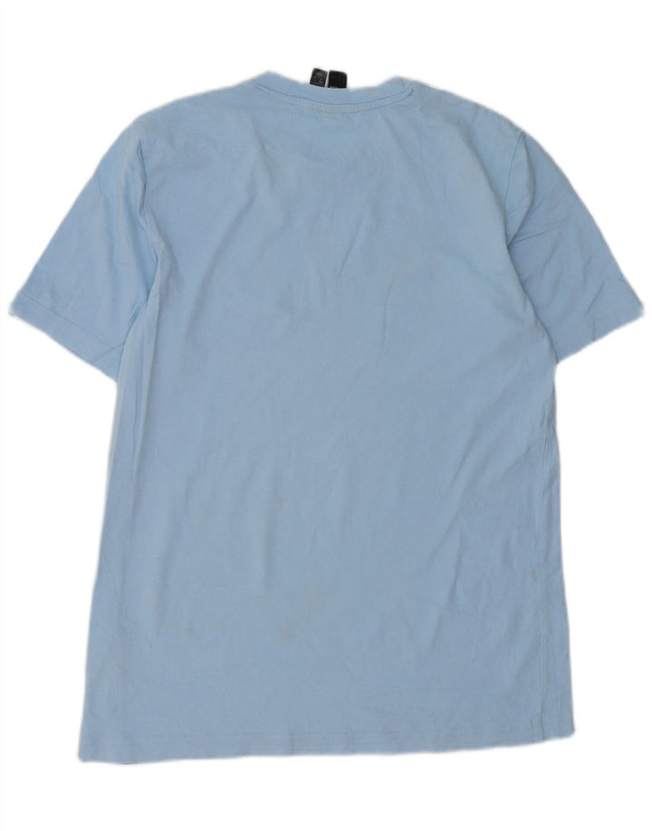 Adidas Herren T-Shirt Top Small Blau Baumwolle