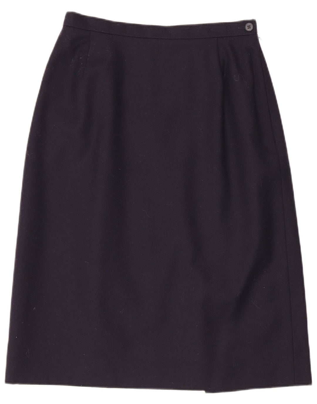 Windsmoor Damen Midirock UK 14 Medium W27 Marineblaue Schurwolle