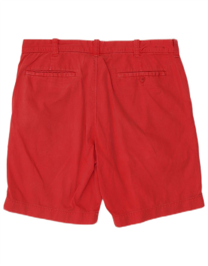 J. CREW Herren Stanton Chino Shorts W34 Große rosa Baumwolle