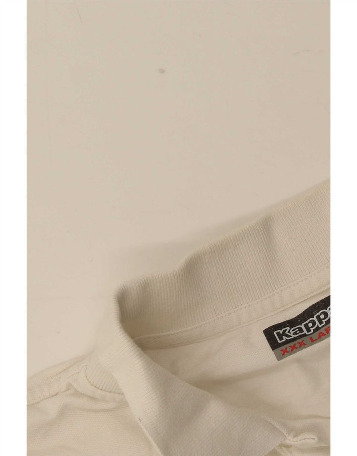 Kappa Herren Poloshirt 3XL Weiß