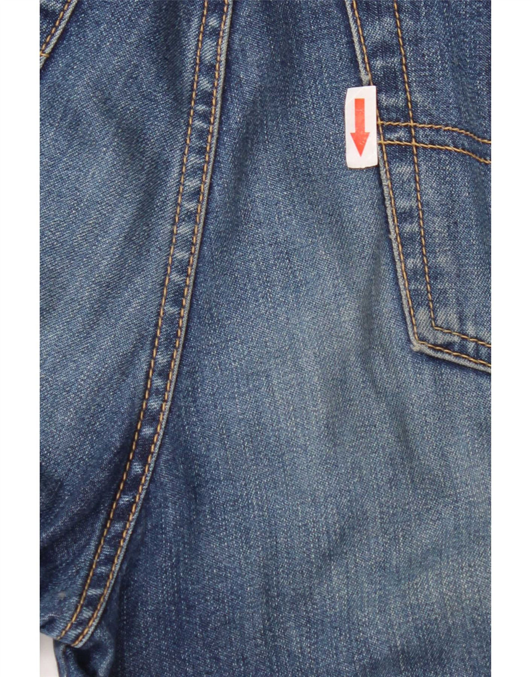 Diesel Herren Bootcut Jeans W32 L33 Blaue Baumwolle