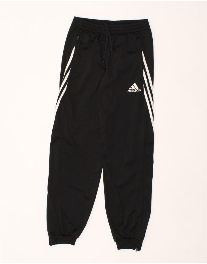 ADIDAS Mens Tracksuit Trousers Joggers Small  Black Polyester Vintage Adidas and Second-Hand Adidas from Messina Hembry 