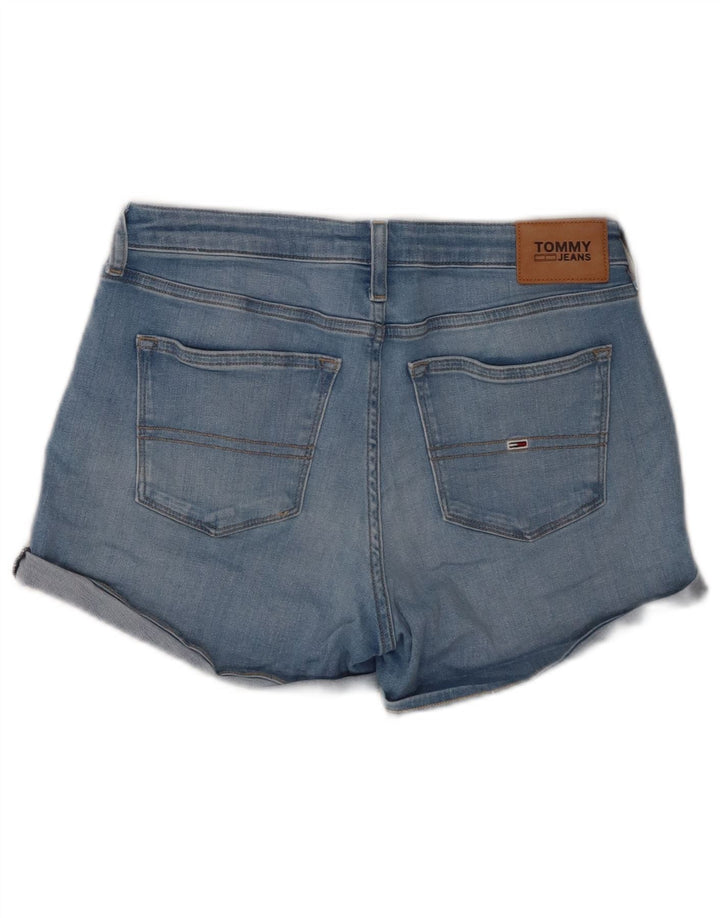 Tommy Hilfiger Damen Jeansshorts W29 Mittelblau