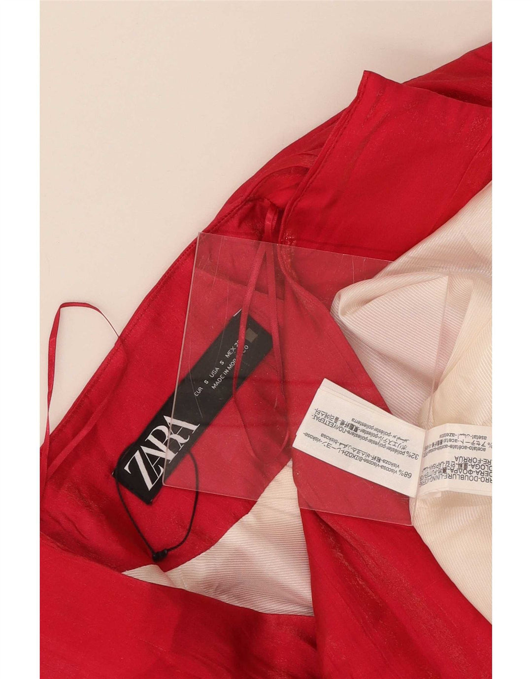 Zweireihiger Blazer für Damen von Zara, Gr. 44, Größe L, Rosa, Viskose