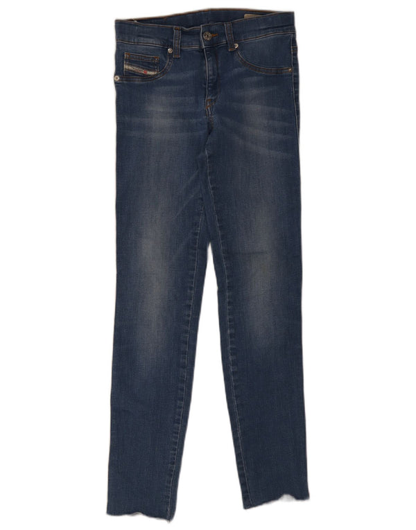 Diesel Röhrenjeans für Mädchen, 15–16 Jahre, W26, L28, blaue Baumwolle