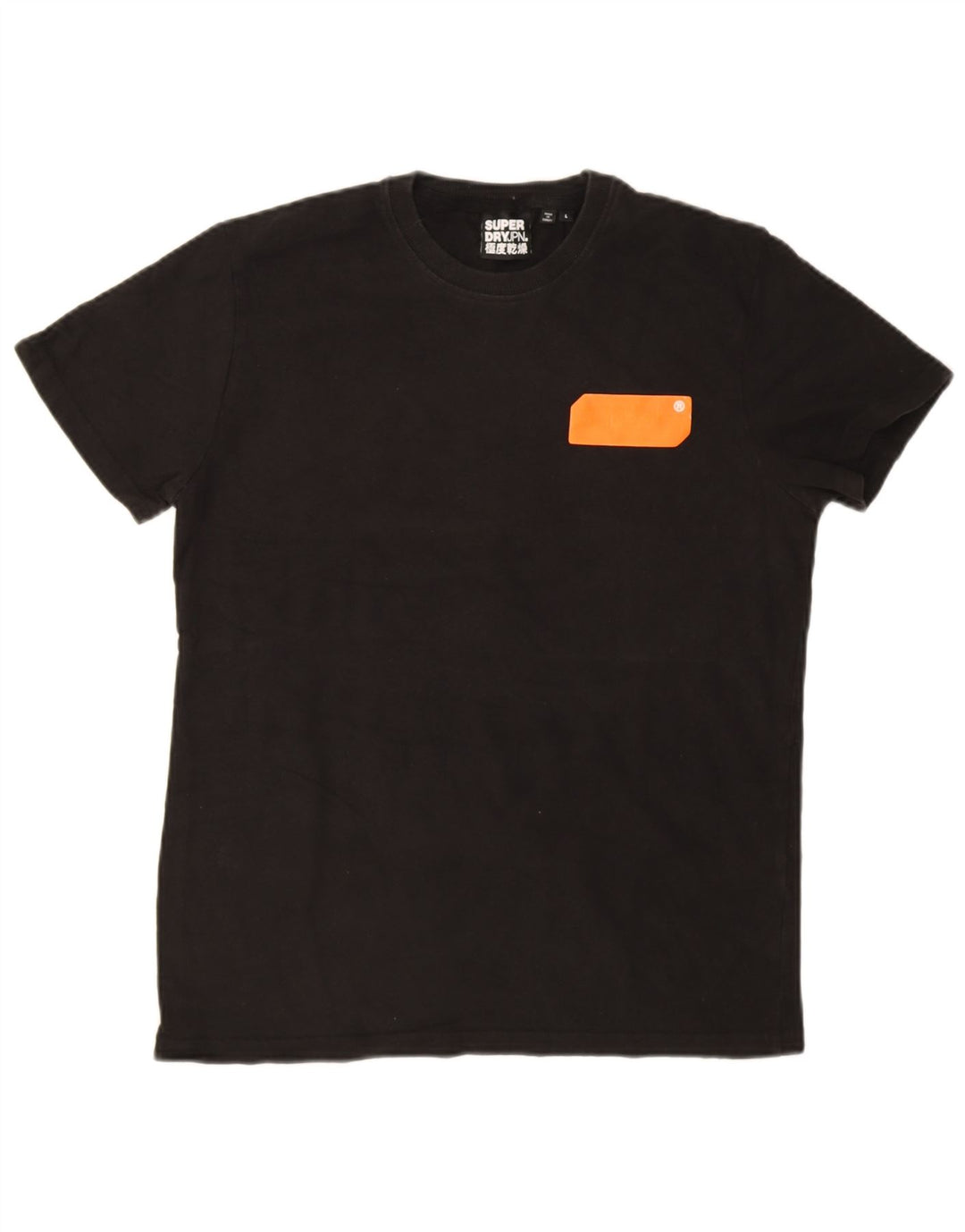 Superdry Herren T-Shirt Top Large Schwarz Polyester