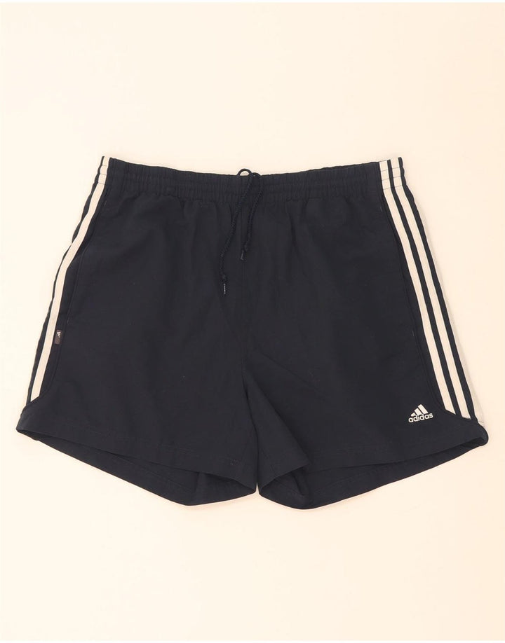 Adidas Herren-Sportshorts, groß, marineblau, Polyester