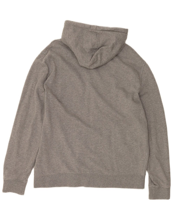 MARKS & SPENCER Herren-Kapuzenpullover mit Reißverschluss, XL, graue Baumwolle