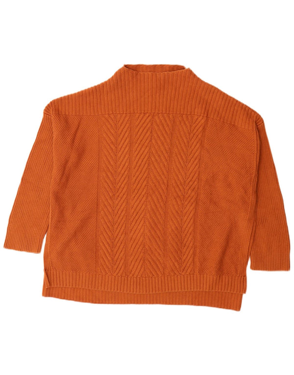 Barbour Damen-Pullover mit 3/4-Ärmeln und Rollkragen, Gr. 10, Größe S, Braun