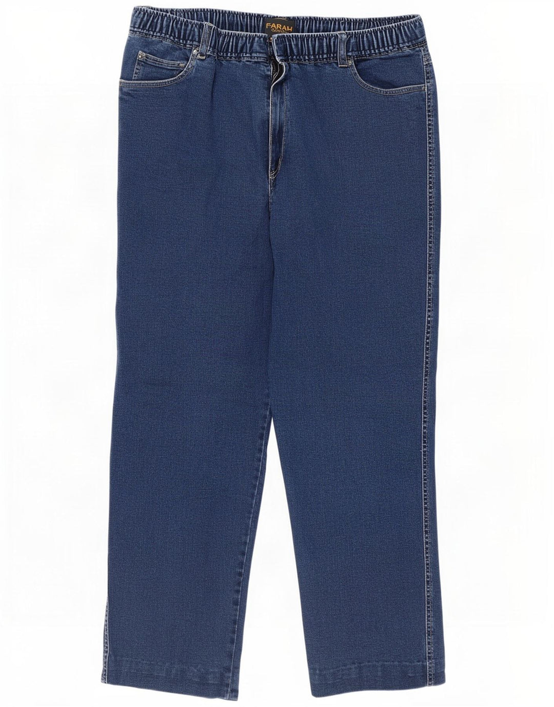 Farah Damen-Jeans, klassisch, gerade, W36, L27, Blau, Baumwolle