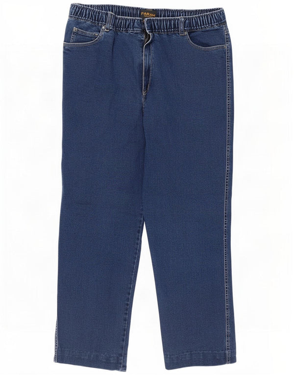 Farah Damen-Jeans, klassisch, gerade, W36, L27, Blau, Baumwolle