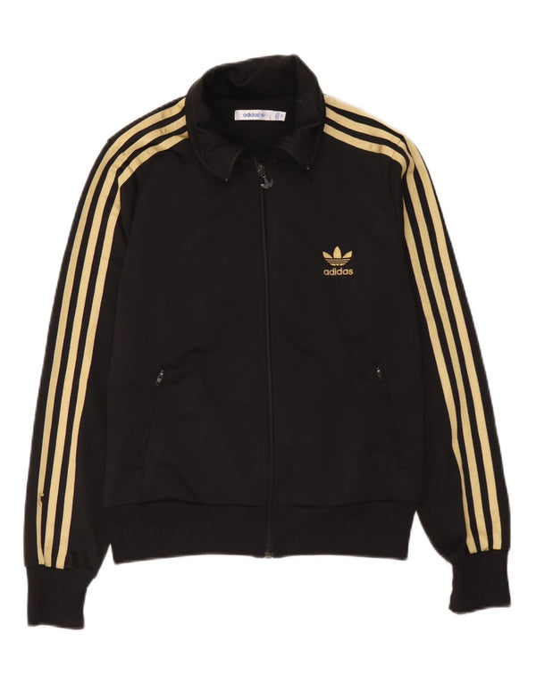 Adidas Damen Graphic Trainingsanzug Top Jacke EU 40 Medium Schwarz Polyester