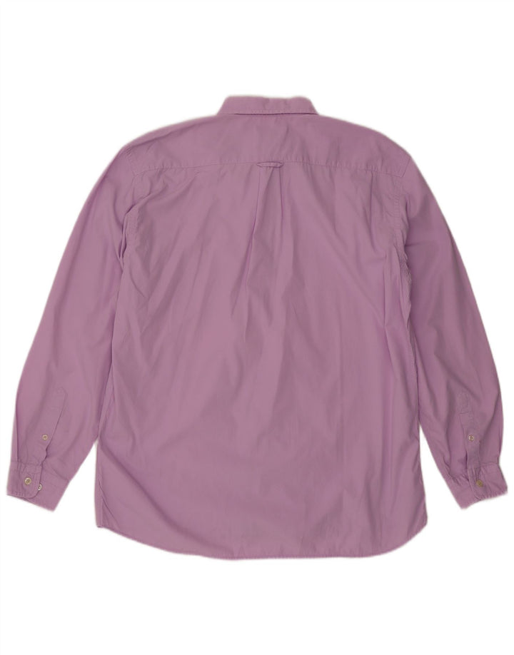 Gant Herren-Phoenix-Hemd in normaler Passform, Größe L, Baumwolle, klassisch, Lila