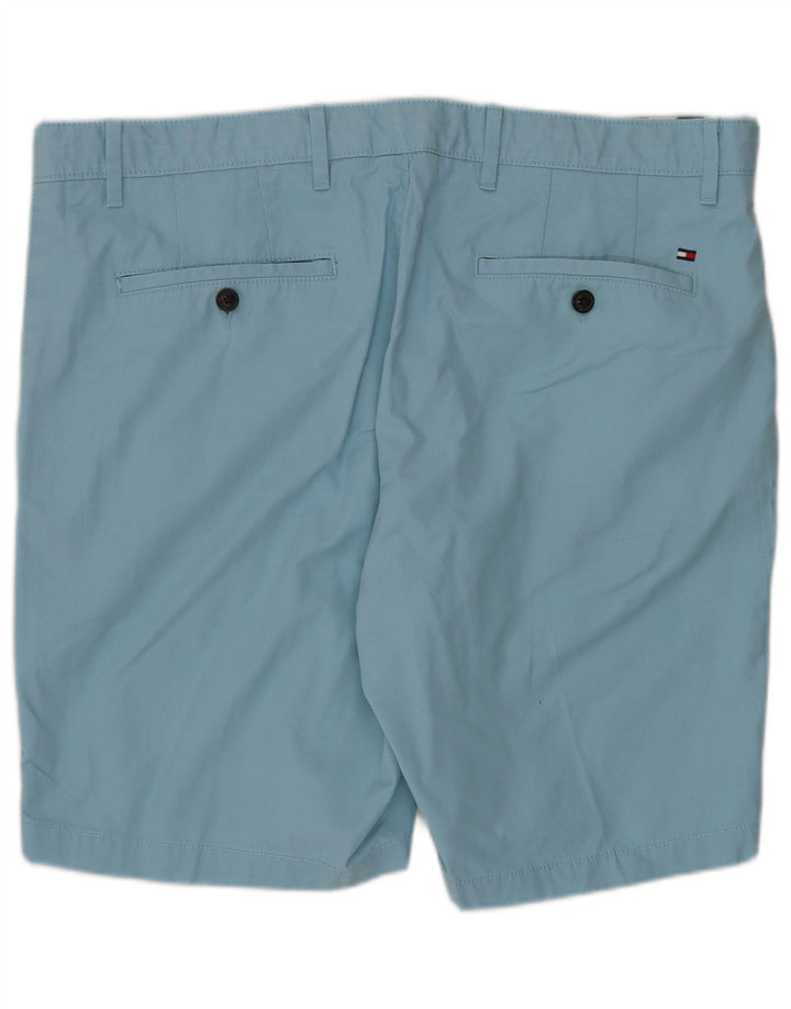 TOMMY HILFIGER Herren Chino Shorts W38 XL Blaue Baumwolle