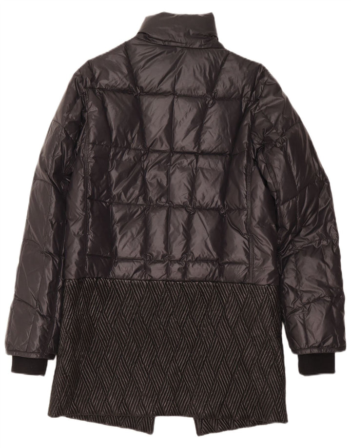 Moncler Wattierter Mantel für Mädchen, 13–14 Jahre, schwarzes Polyamid