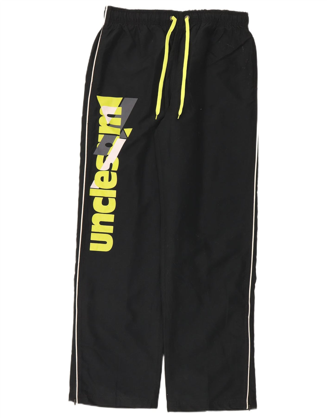 Uncle Sam Herren-Trainingshose mit Grafik, Größe L, aus schwarzem Polyester