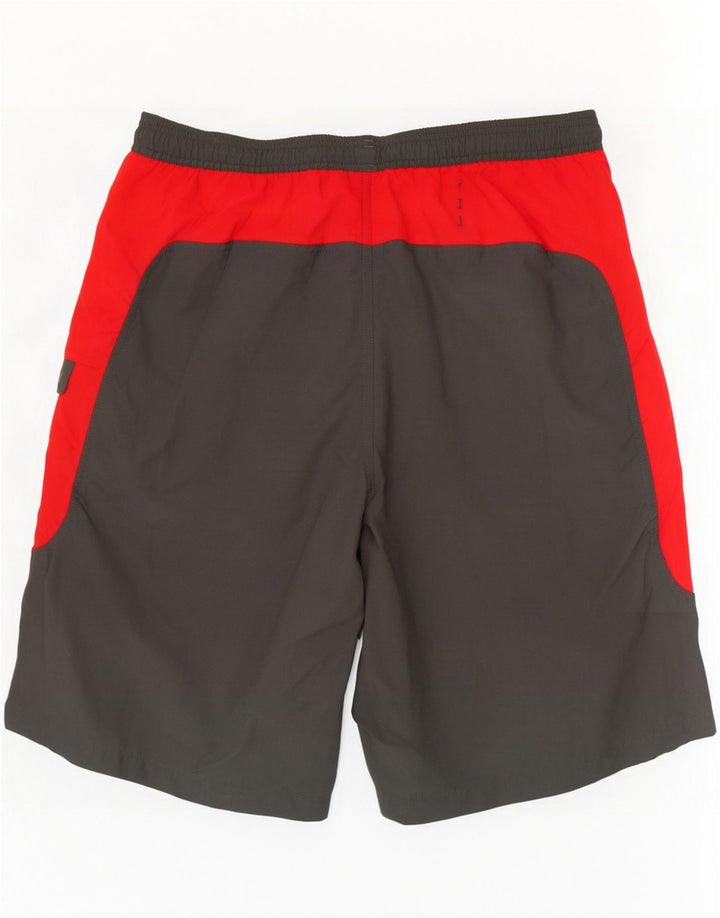 Adidas Herren Badeshorts XL Grau Colourblock Polyamid
