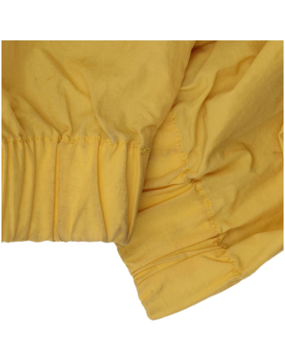 Tommy Hilfiger Herren-Regenjacke mit Kapuze, UK 38, mittelgelbes Nylon
