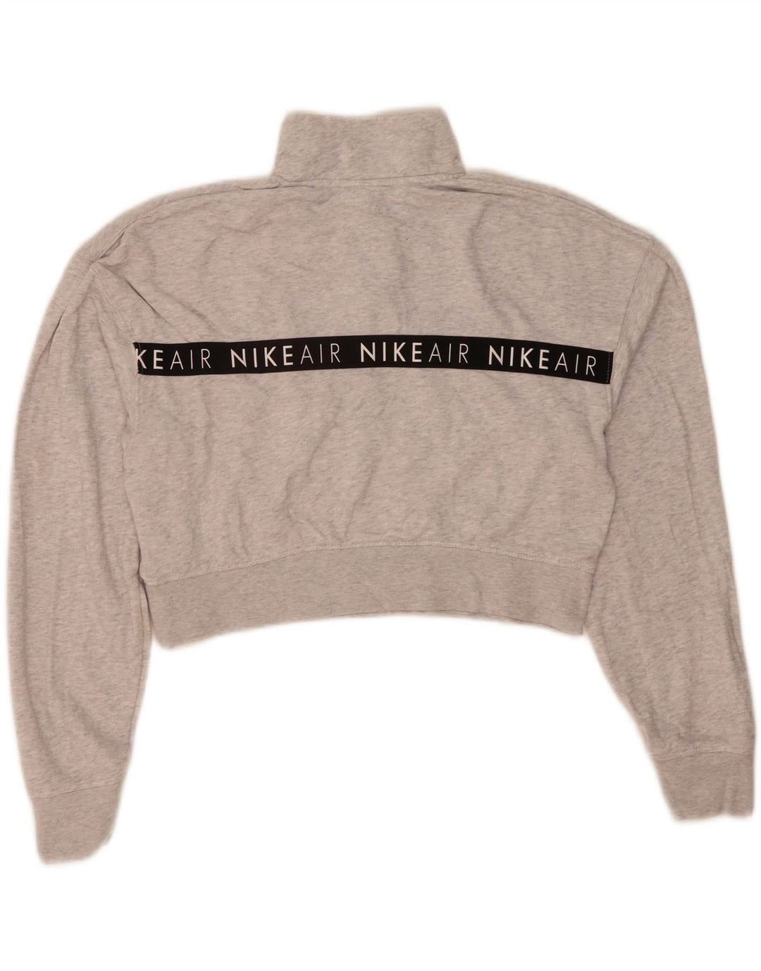 Nike Damen Nike Air Graphic Sweatshirt Pullover UK 14 Mittelgrau