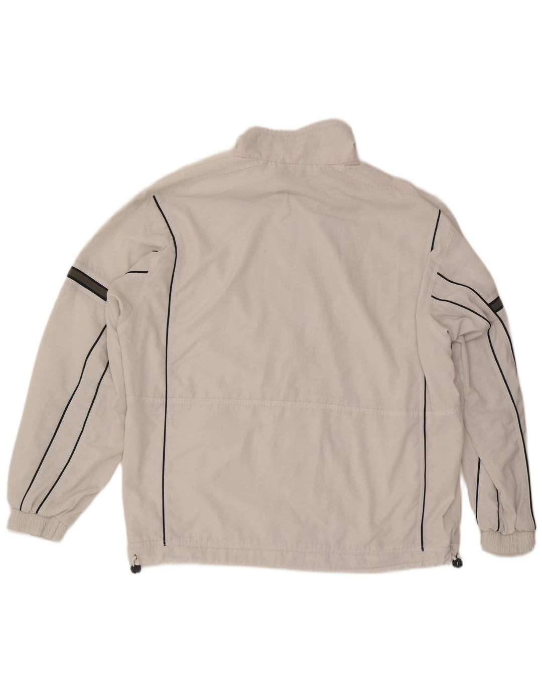 Lotto Herren-Trainingsanzug-Oberteil, Jacke, XL, weiß gestreift, Polyester