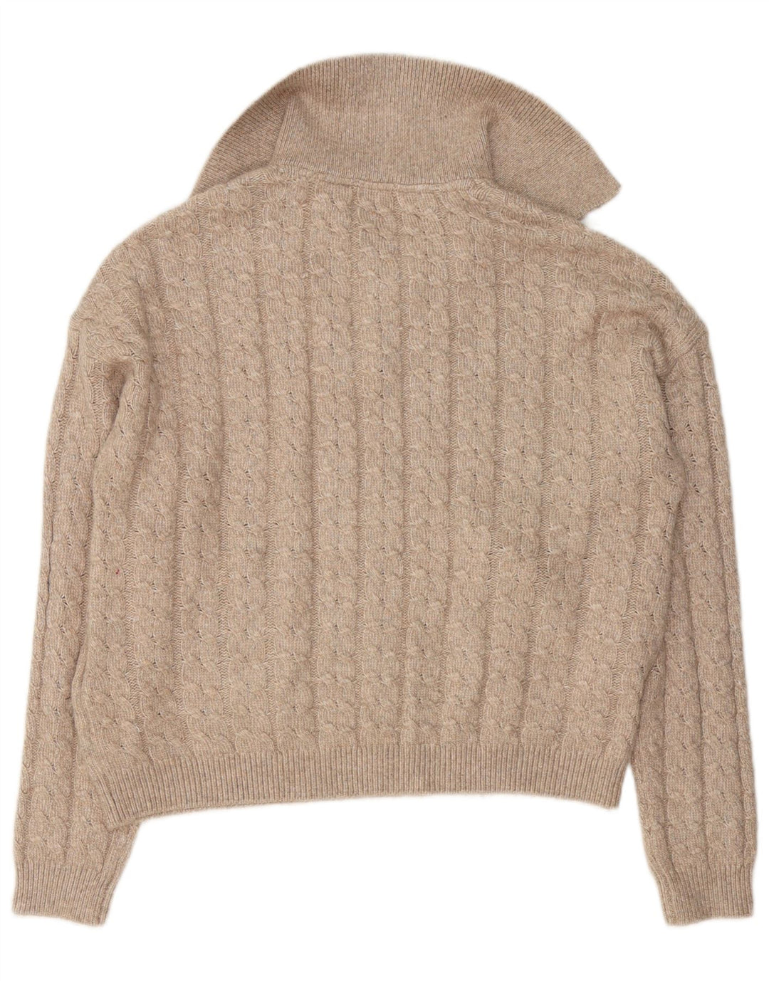 Crew Clothing Damen-Pullover mit Rollkragen, UK 14, mittelbeigefarbenes Polyester