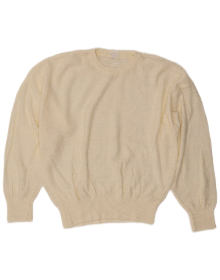 Apart Damen-Pullover mit Rundhalsausschnitt, EU 44, XL, gebrochenes Weiß