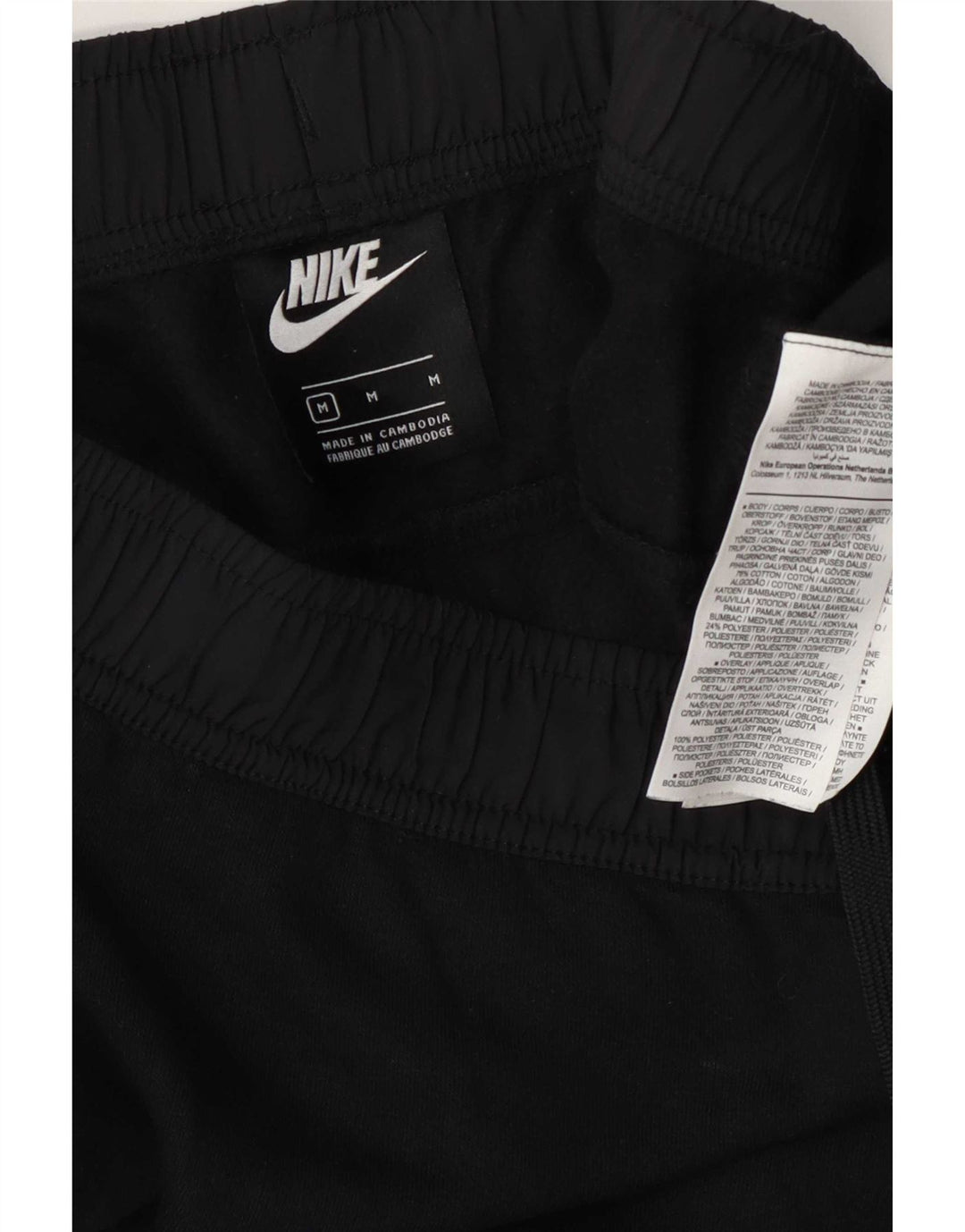 Nike Herren-Trainingshose mit Grafik, mittelschwarz, Baumwolle