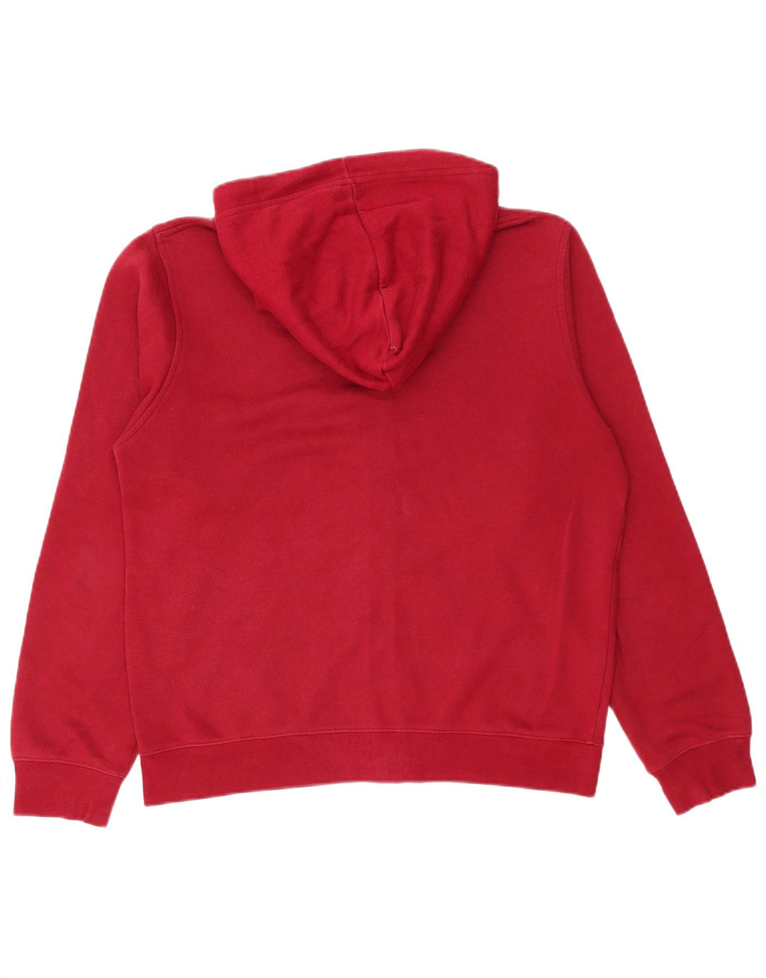 Zara Herren-Kapuzenpullover mit Reißverschluss, groß, Rot