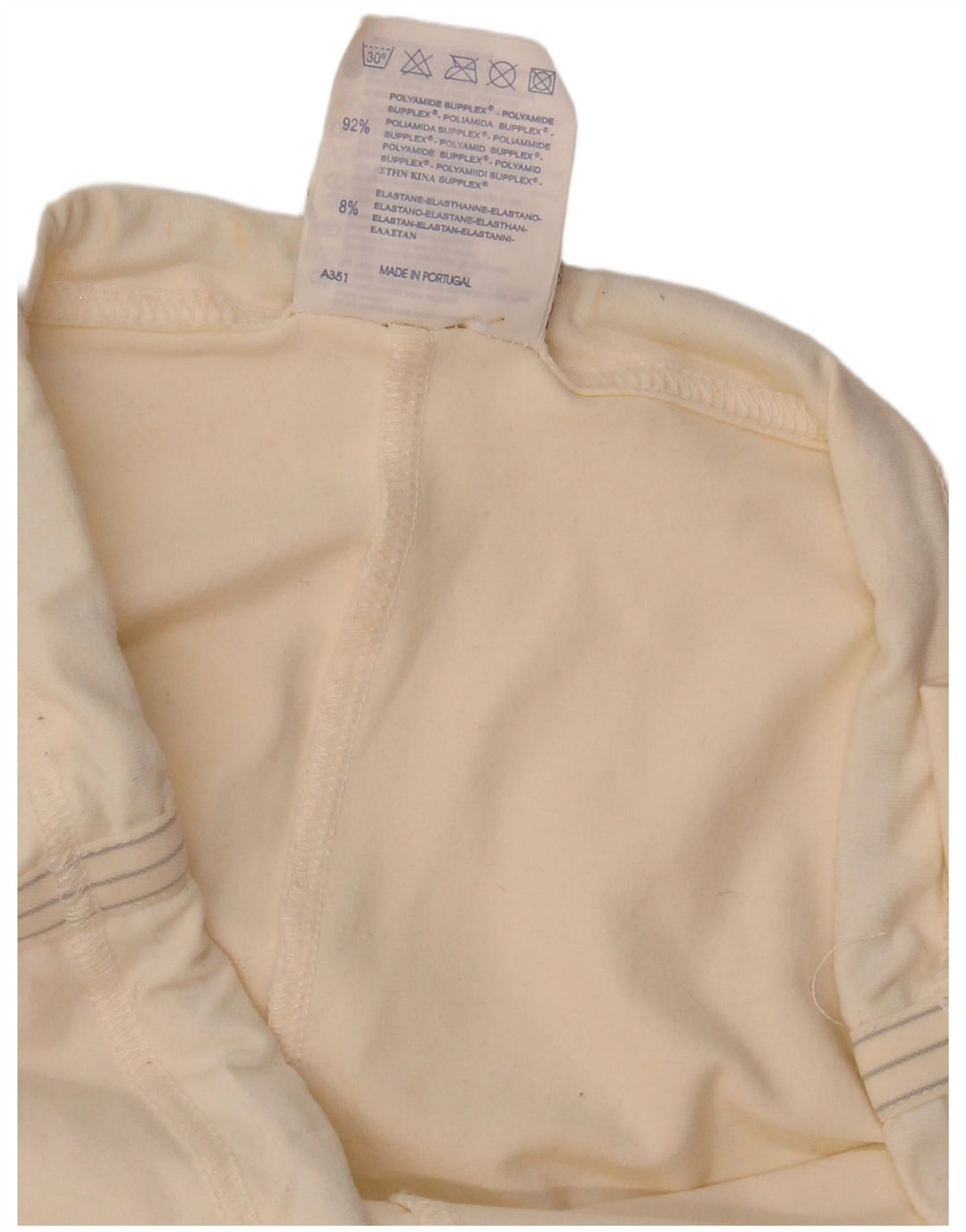 Champion Womens Flare Trainingshose UK 12 Medium Off White Polyamid