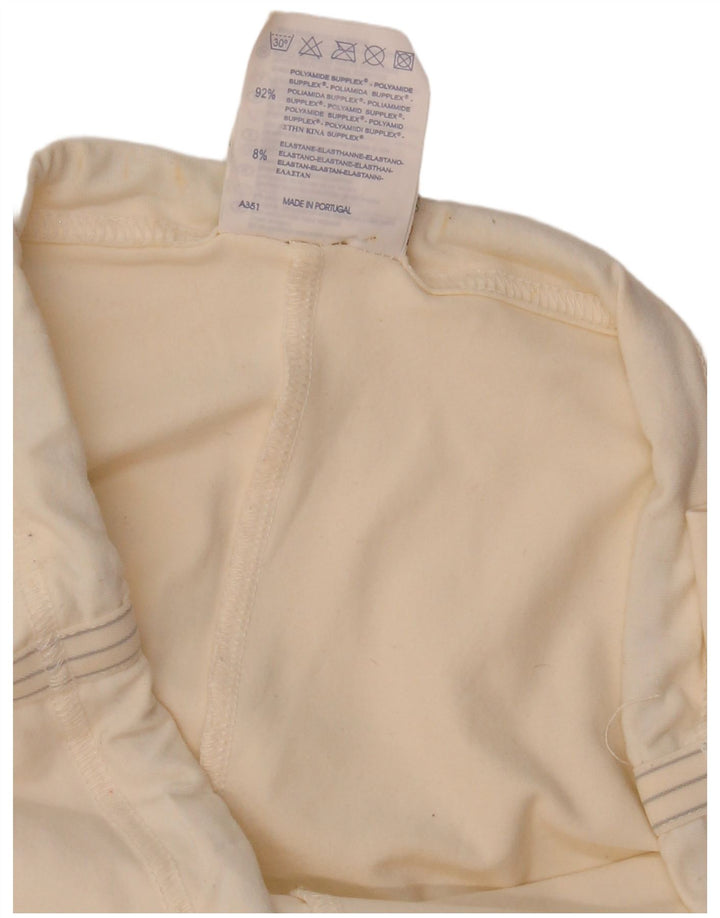 Champion Womens Flare Trainingshose UK 12 Medium Off White Polyamid