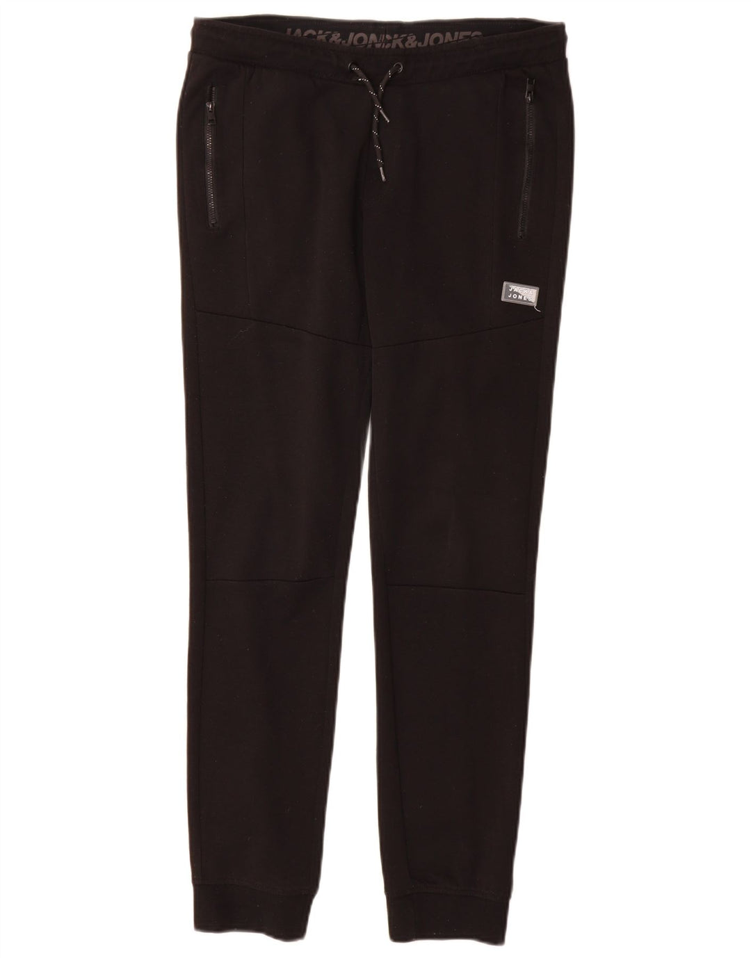 Jack & Jones Jungen-Trainingshose, Jogginghose, 13–14 Jahre, schwarzes Polyester