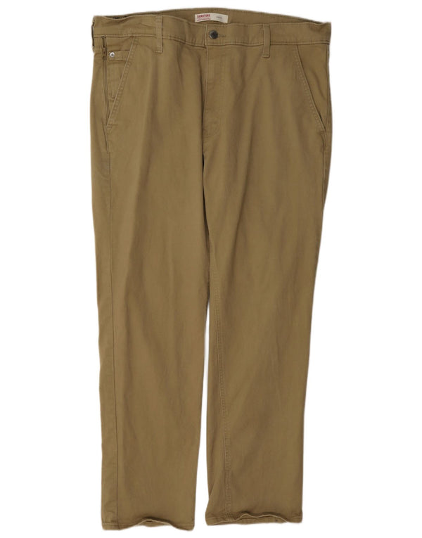 Levi's Herren Signature Slim Chinohose W38 L32 Khaki Baumwolle