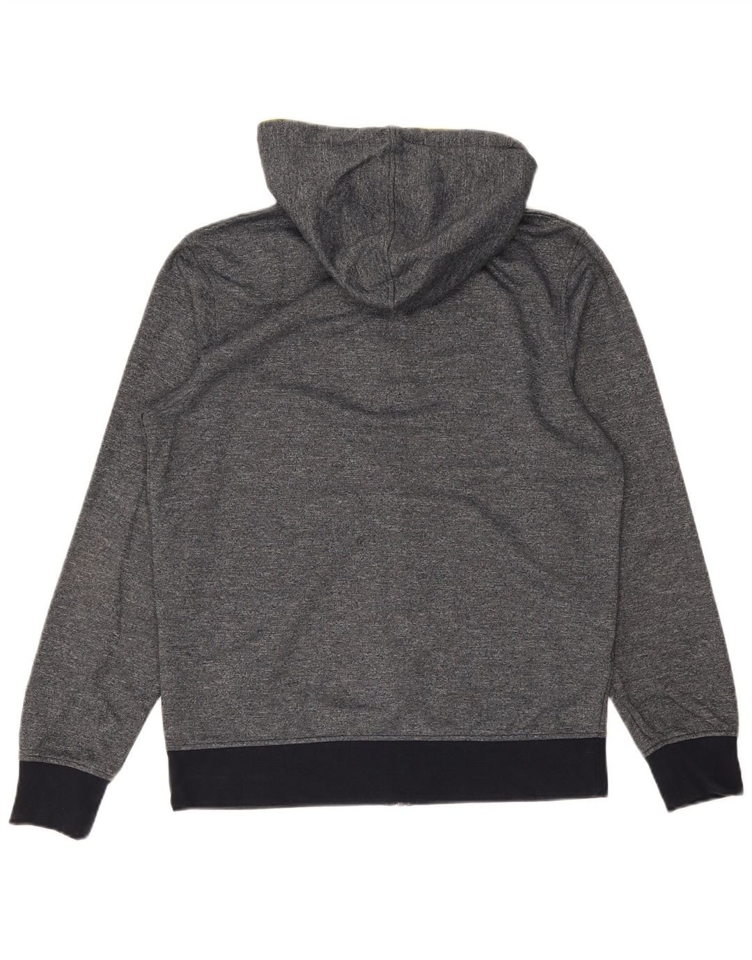 Jack & Jones Herren-Kapuzenpullover mit Reißverschluss, mittelgrau gefleckte Baumwolle