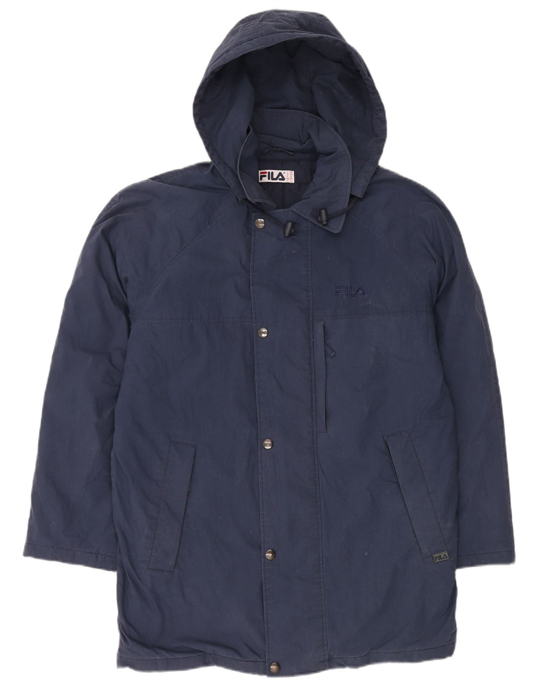 FILA Herren-Kapuzenmantel IT 48 Mittelmarineblaues Polyester