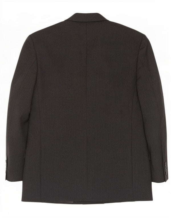 Strellson Herren Zweireihiger Blazer IT 48 Mittelgraue Wolle