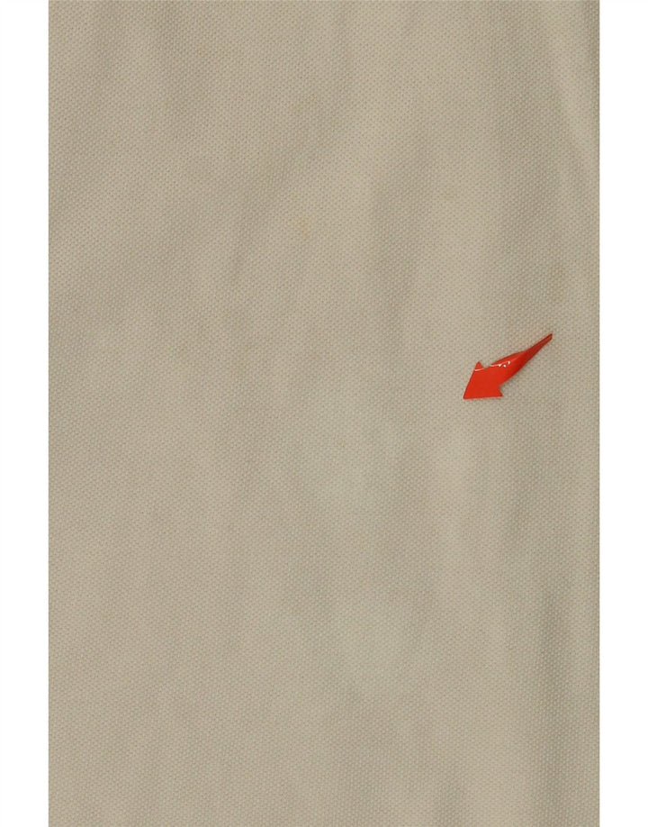 Timberland Herren-Poloshirt mit normaler Passform, mittlere, cremefarbene Baumwolle