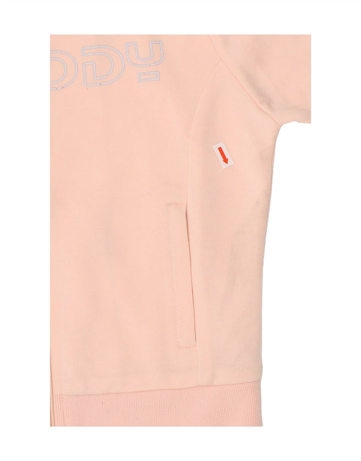 FREDDY Girls Graphic Tracksuit Top Jacket 5-6 Years Pink Polyester Vintage Freddy and Second-Hand Freddy from Messina Hembry 