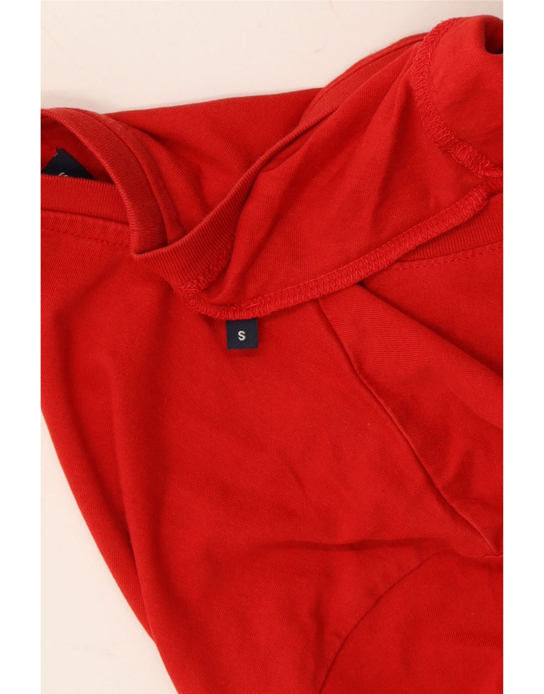 JACK & JONES Mens Graphic T-Shirt Top Small Red Colourblock Vintage Jack & Jones and Second-Hand Jack & Jones from Messina Hembry 
