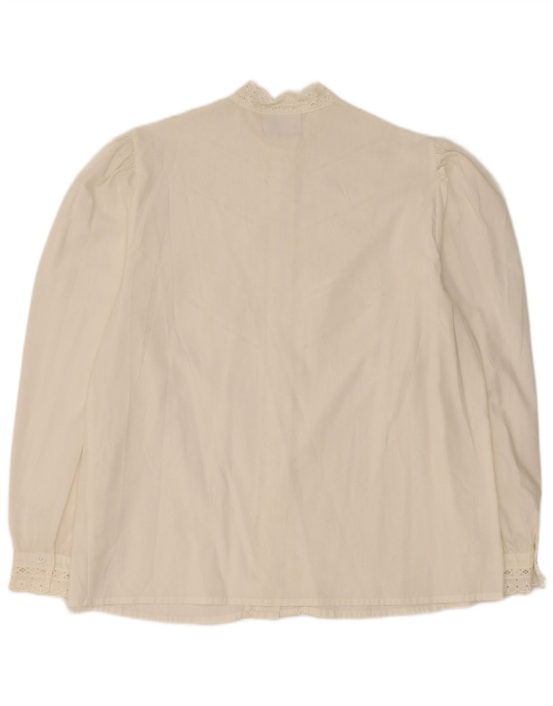 MEICO Damen Hemdbluse EU 44 XL Weiß geblümt