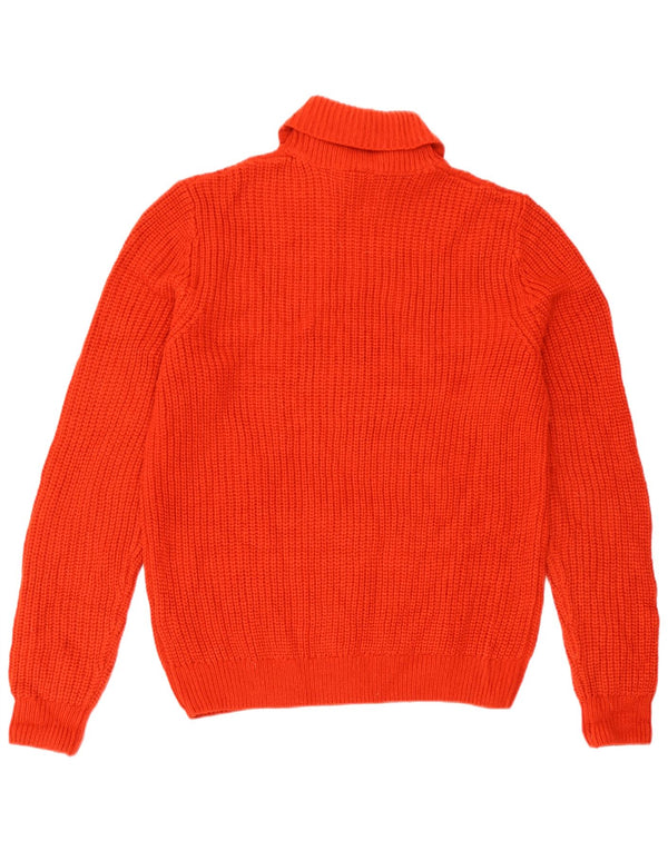 Marks & Spencer Rollkragenpullover für Damen, UK 14, Mittelrot, Acryl