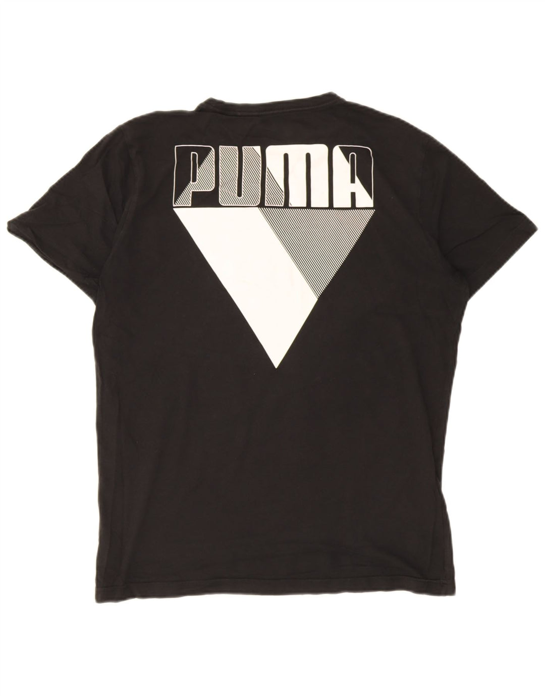 Puma Herren Grafik T-Shirt Top Medium Schwarz