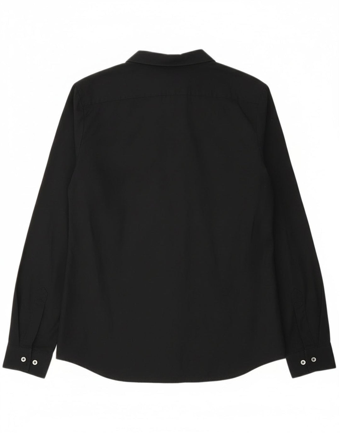 Calvin Klein Jeans Damen Hemd UK 14 Large Schwarz