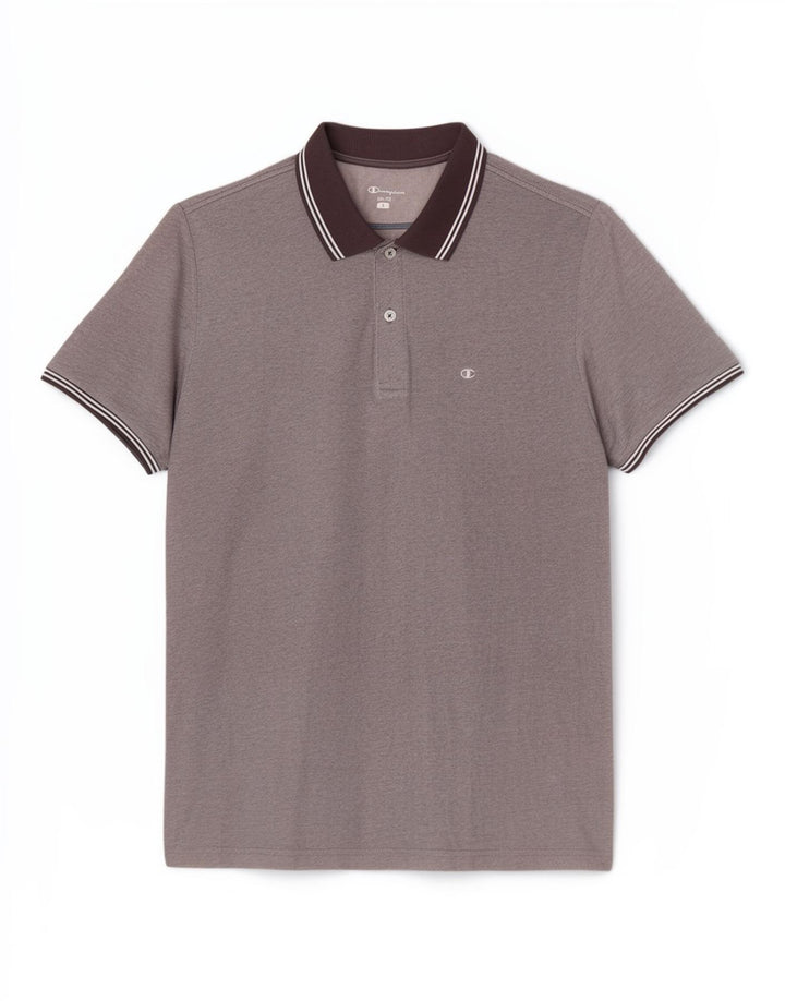 Champion Herren Easy Fit Poloshirt, Größe L, Grau