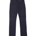ARMANI Womens Slim Casual Trousers W26 L31 Navy Blue Vintage Armani and Second-Hand Armani from Messina Hembry 