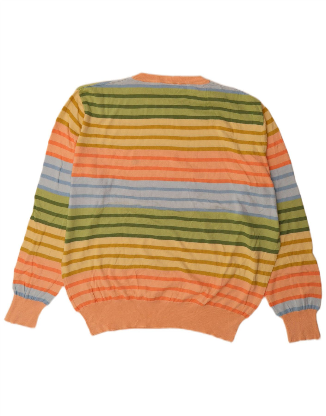 Brooksfield Herren Pullover mit Rundhalsausschnitt IT 56 XL Mehrfarbig gestreift