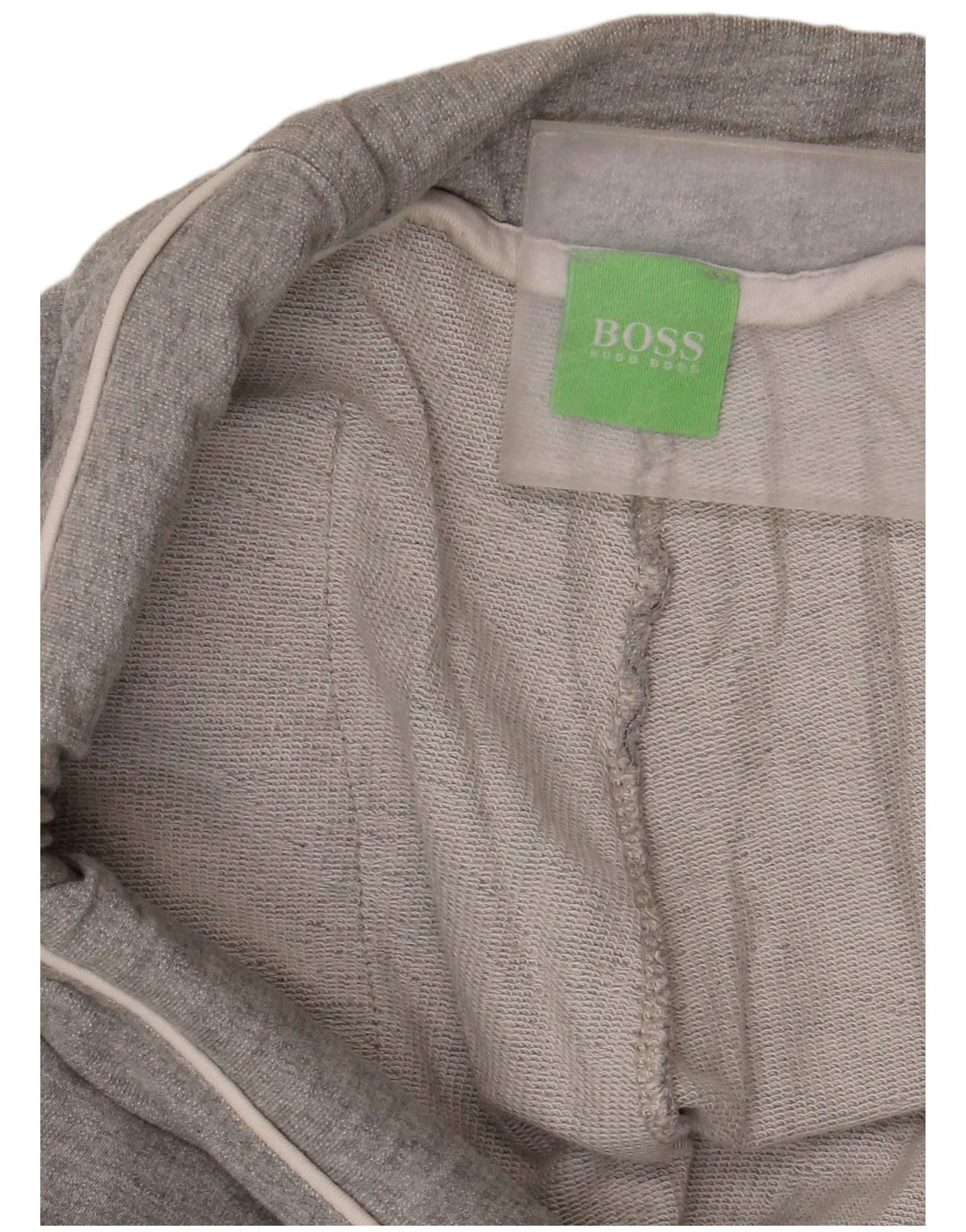 Hugo Boss Herren-Trainingshose aus mittelgrauer Baumwolle