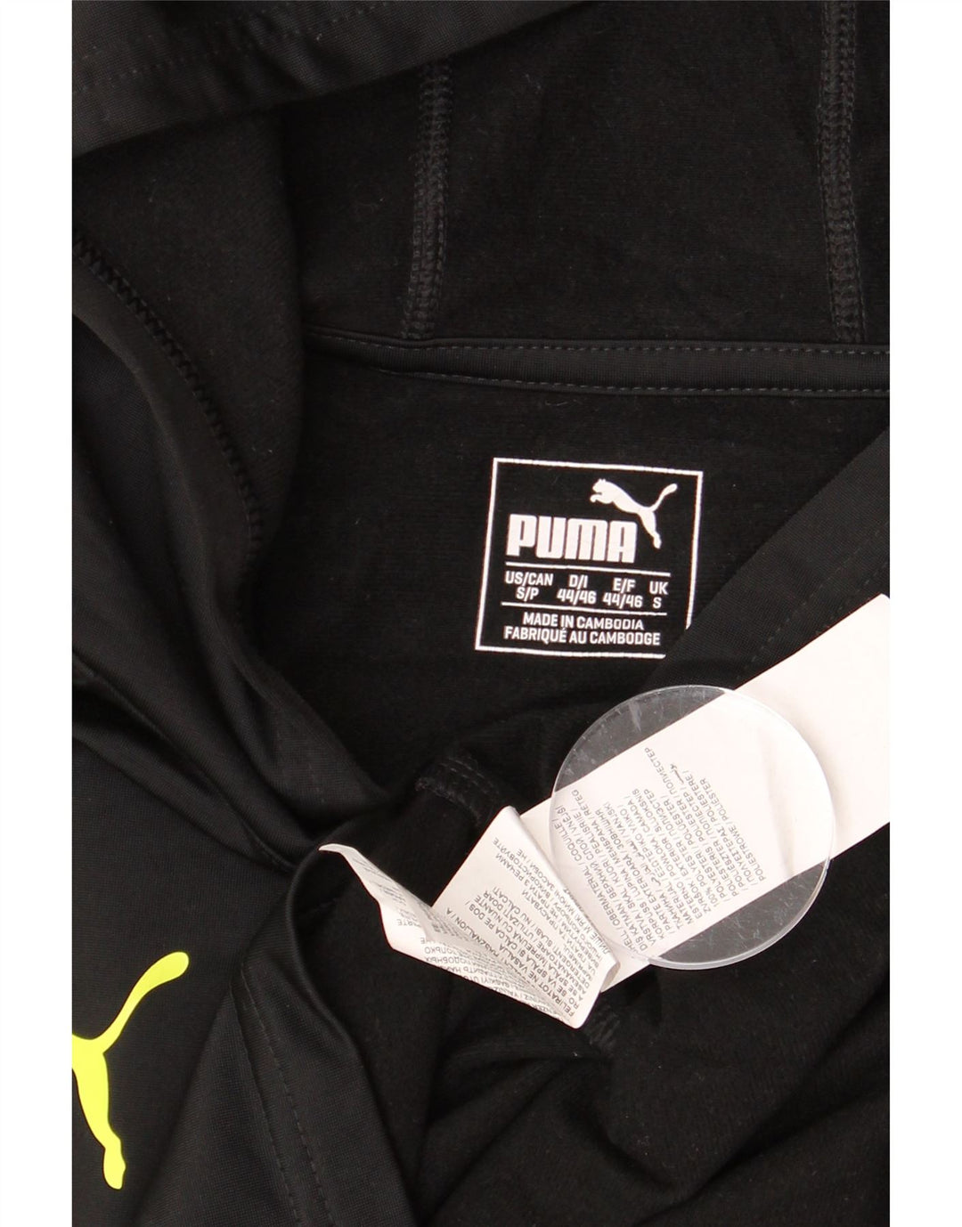 PUMA Herren Kapuzenoberteil Langarm Small Schwarz Polyester