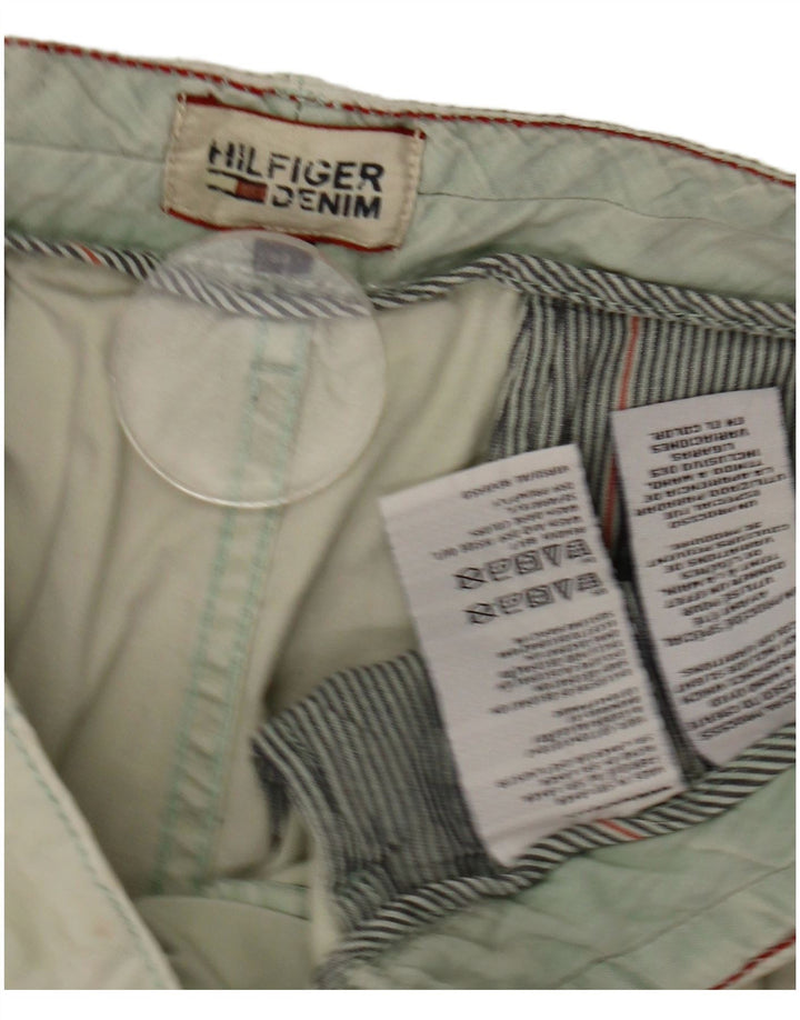 Tommy Hilfiger Herren Chinoshorts W33 mittelgrüne Baumwolle