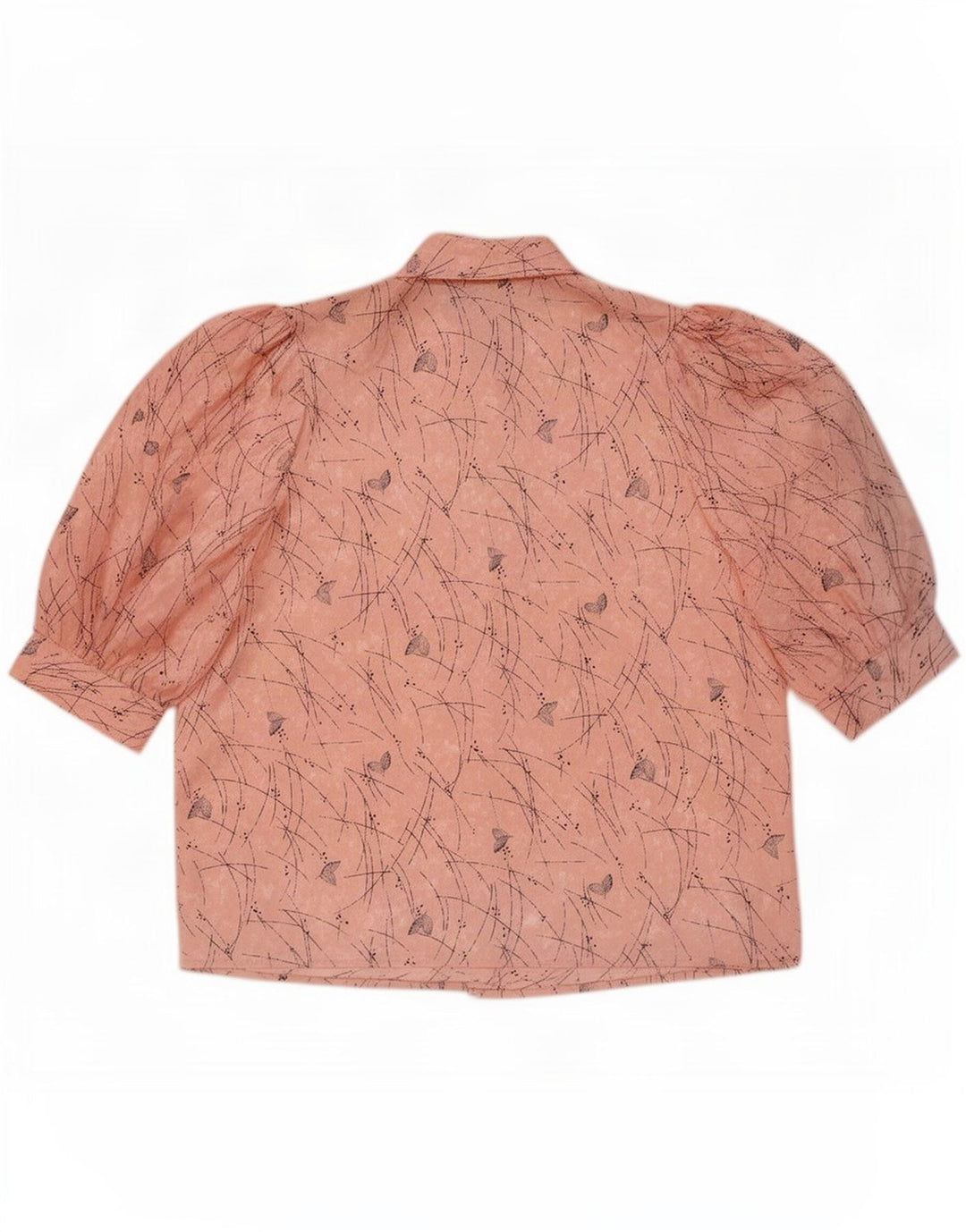 Canda Damen-Hemdbluse mit abstraktem Muster, kurzärmelig, EU 42, Größe L, Rosa